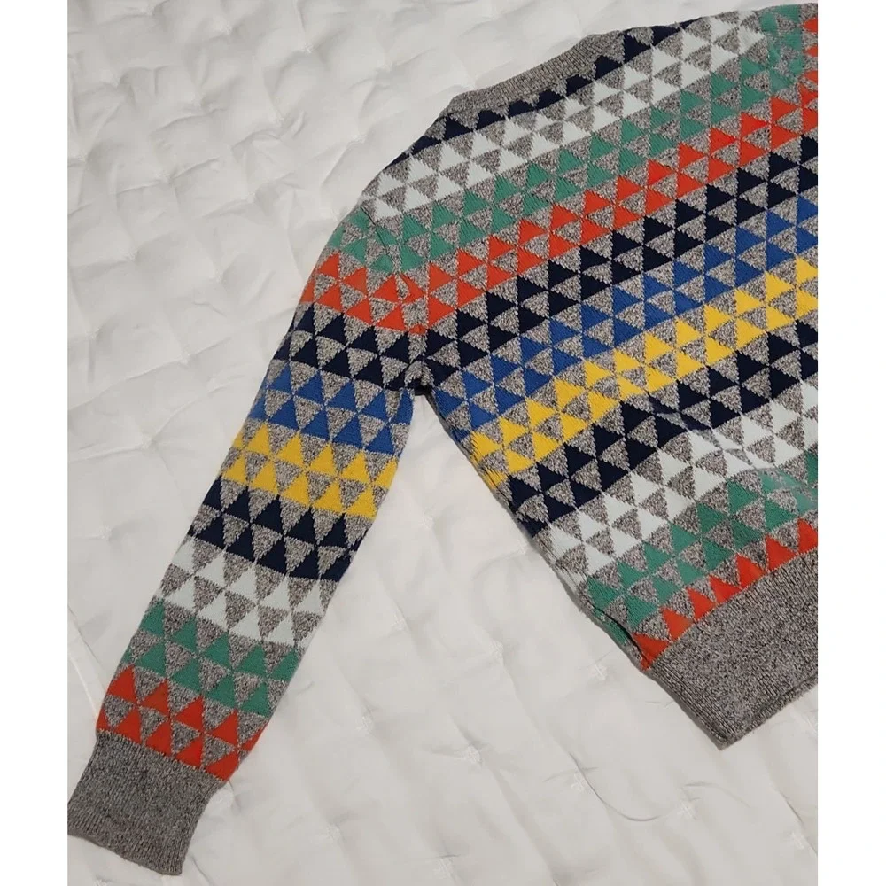 Gap Kids Sweater Size M (8) Marled Grey Prism Style Pre-Owned Excellent